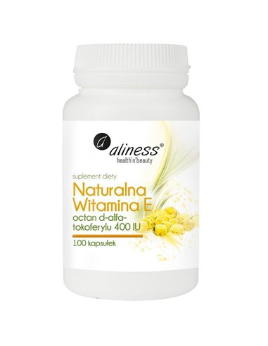 Natürliches Vitamin E, 100 Kapseln