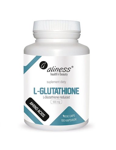L-Glutathion reduzierte 500 mg, 100 Vege-Kappen.