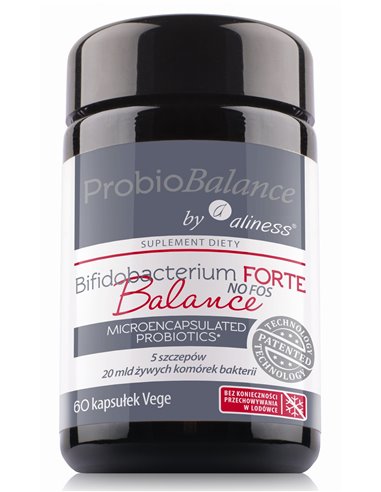 ProbioBalance, Bifidobacterium Forte Balance 20 ml., 60 vegetarische Kapseln.