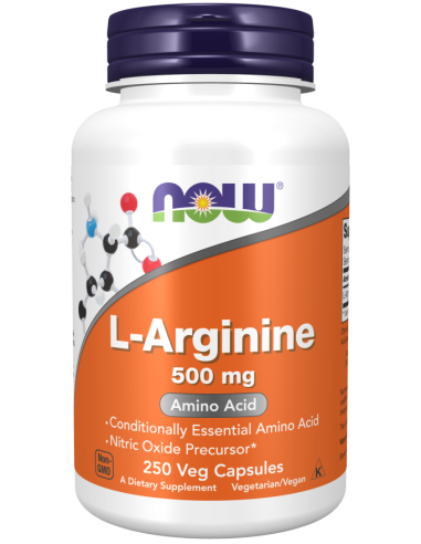 L-Arginin 500 mg, 250 Kapseln.