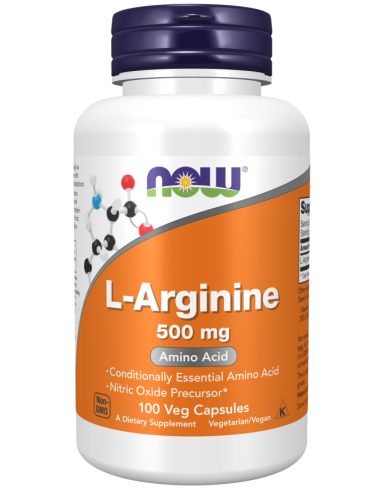 L-Arginin 500 mg, 100 Kapseln.