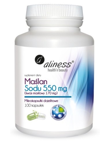 Natriumbutyrat 550 mg, 100 Kapseln (aliness)